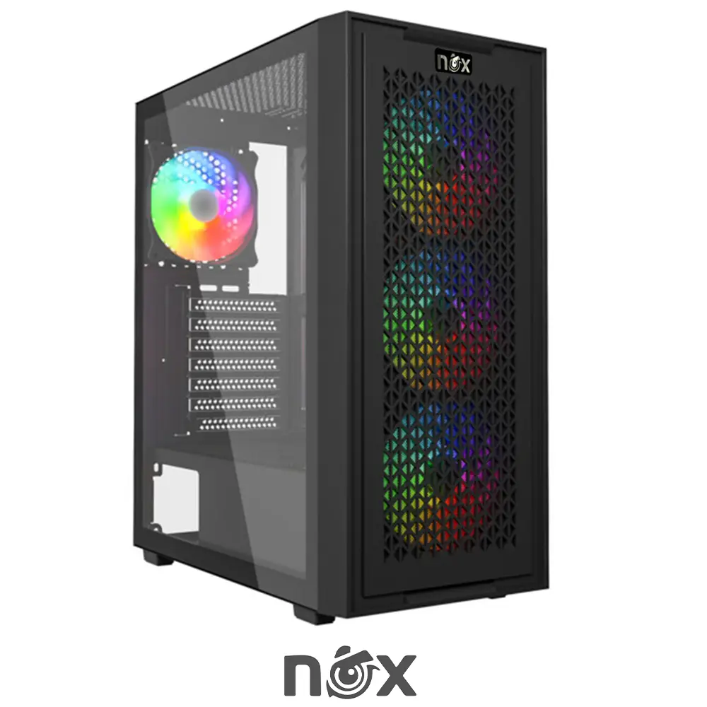 CASE NOX NEXUS 4FAN RGB BLACK